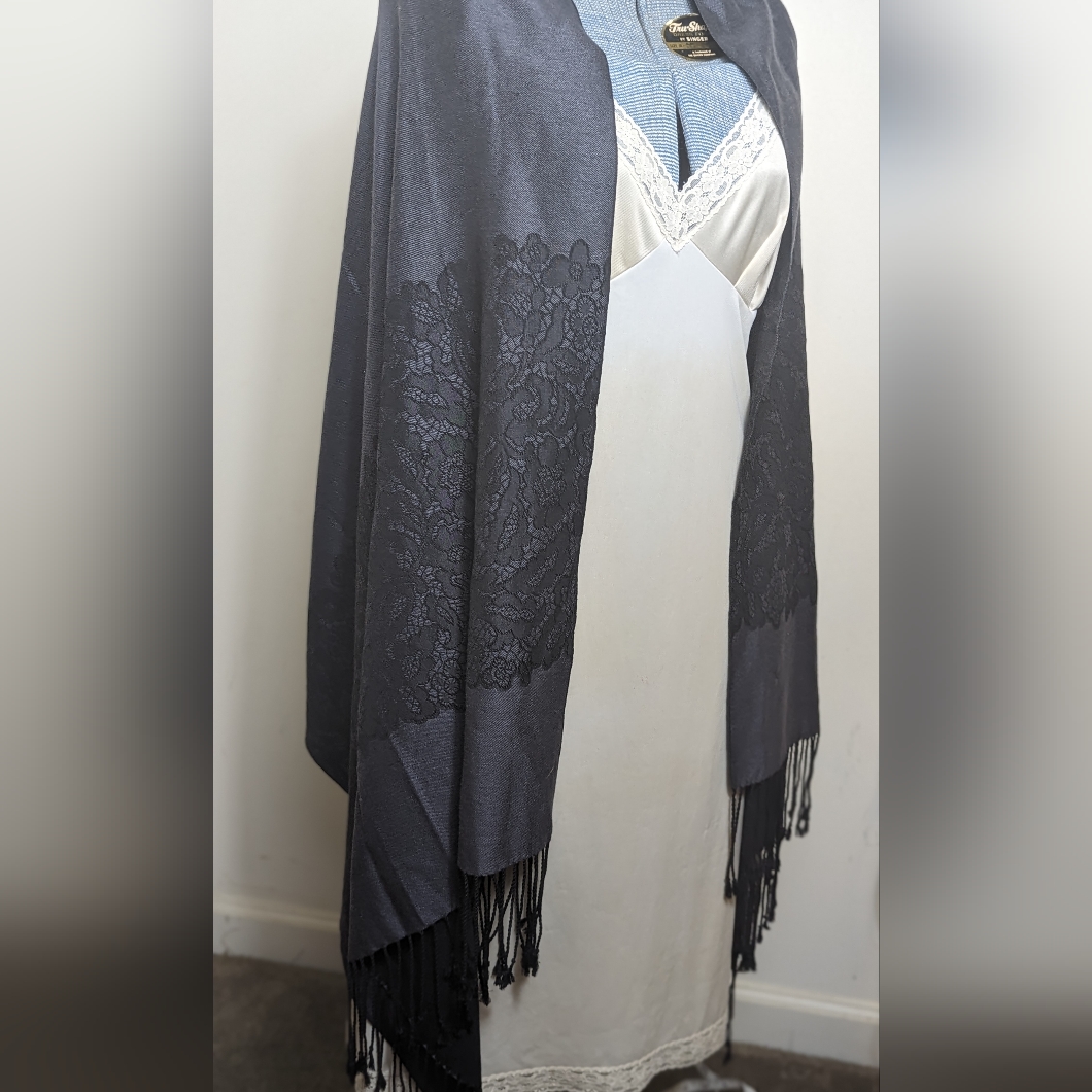 Cashmere And Silk Shaw Shrug Scarf